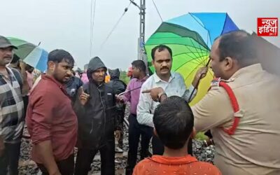 चक्रवात के बीच रेलवे ट्रैक पार कर रहे 5 युवक राजधानी एक्सप्रेस की चपेट में आए, 4 की मौत