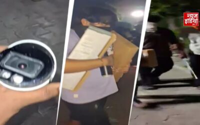 चेहरा ढका, हाथों में लूटा हुआ सामान; LPU हिंसा में उपद्रवियों की करतूत कैमरे में कैद