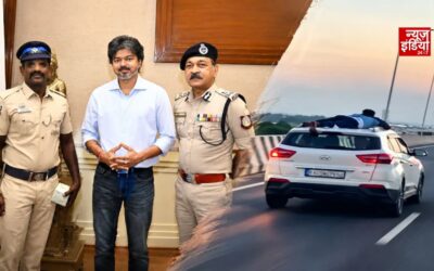गुटखा तस्करी रोकने के लिए चलती कार की छत पर चढ़ा पुलिसकर्मी, 40 KM तक नहीं छोड़ा पीछा; CM ने किया सम्मानित