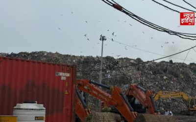 दिल्ली का भलस्वा कूड़े का पहाड़ अब हो रहा खत्म, रोजाना 14 हजार टन तक कचरे की हो रही सफाई