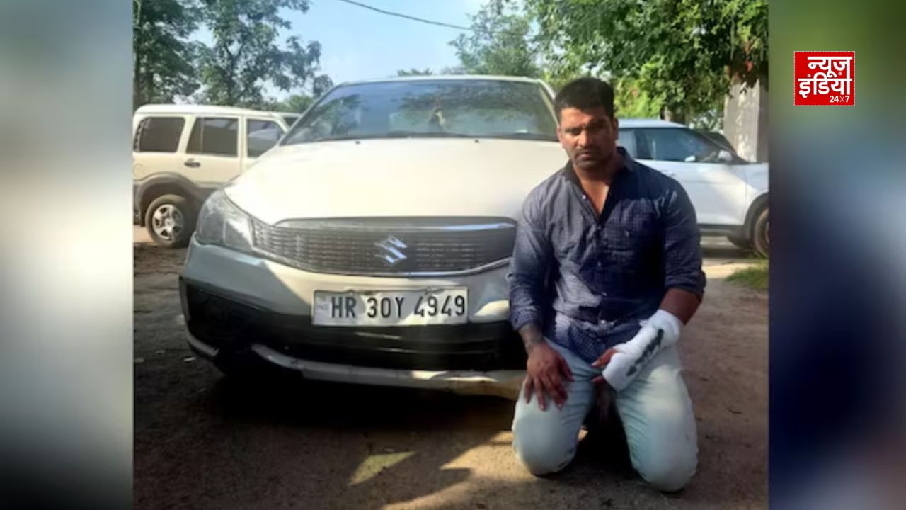 गुरुग्राम हिट एंड रन: पुलिस से भागने के लिए बनाया पेशाब का बहाना, गिरकर घायल हुआ आरोपी कल्याण बैंसला