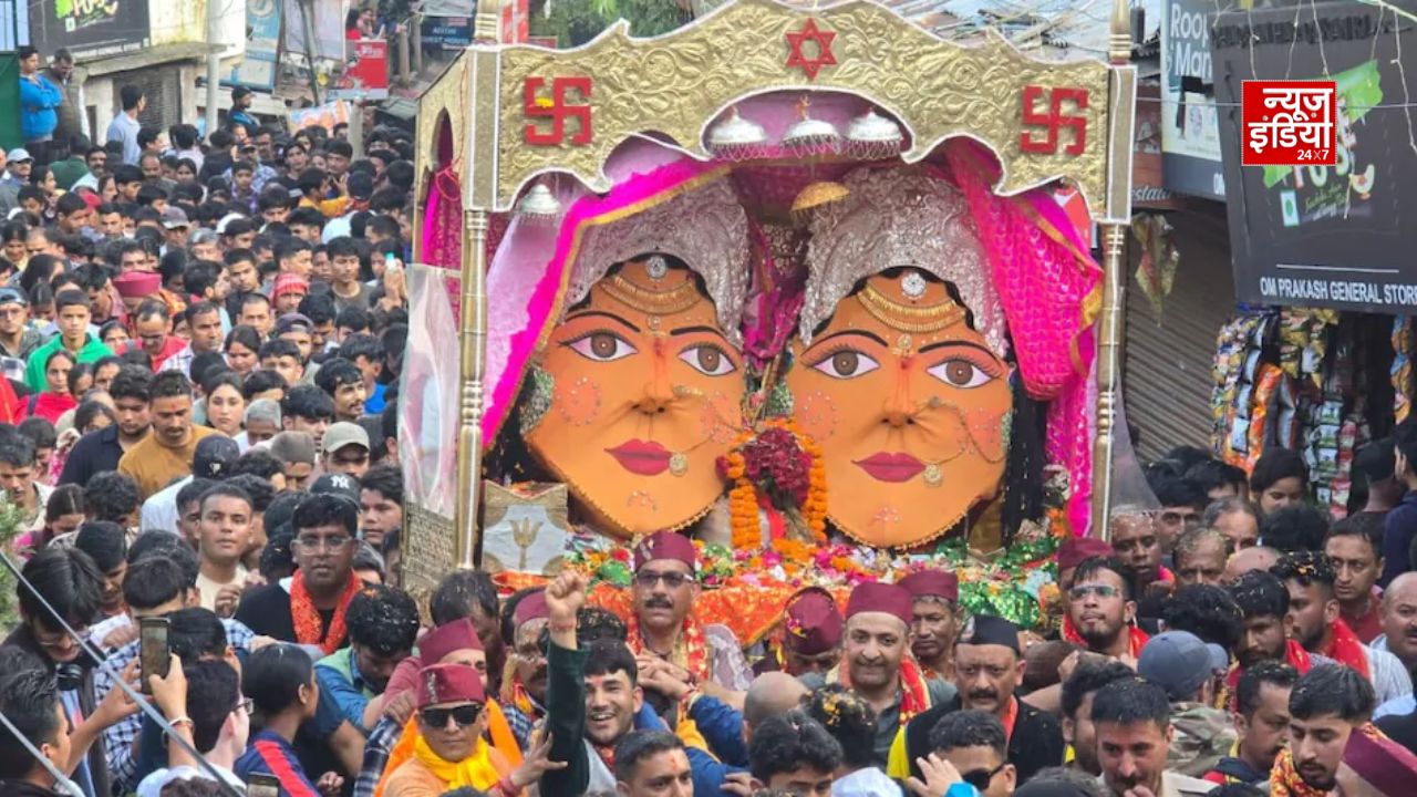 जय मां नंदा-सुनंदा के जयकारों से गूंजा नैनीताल, बारिश के बीच निकला 124वां डोला