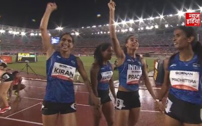 एशियन गेम्स: महिला 4×400 मीटर रिले में भारत को एथलेटिक्स गोल्ड