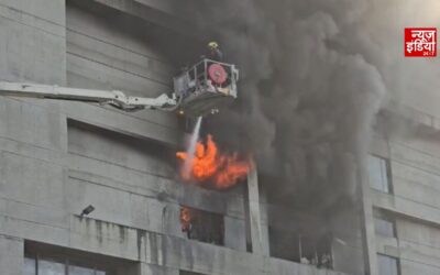 सूरत के संगिनी हब-2 टेक्सटाइल मार्केट में भीषण आग, 10 से ज्यादा दमकल गाड़ियां मौके पर