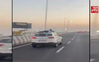 TN: 40 km तक पुलिस से भागी कार, छत पर लटके रहे हेड कॉन्स्टेबल; 300 किलो गुटखा बरामद