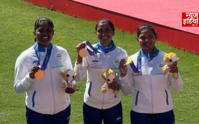 एशियन गेम्स 2026 में अंकिता-कीर्ति-कुमकुम का कमाल, दक्षिण कोरिया को हराकर भारत ने जीता गोल्ड