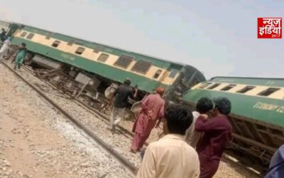 पाकिस्तान में ट्रैक से उतरी पैसेंजर ट्रेन, हादसे में कम से कम 5 यात्रियों की मौत व कई घायल; राहत-बचाव जारी