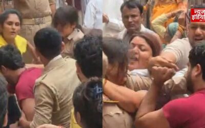 बांके बिहारी मंदिर में श्रद्धालुओं से मारपीट का वीडियो वायरल, सुरक्षा व्यवस्था पर उठे सवाल