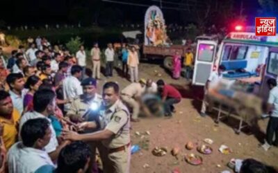 जबलपुर में दुर्गा प्रतिमा विसर्जन के दौरान हादसा, जुलूस में करंट लगने से 2 की मौत