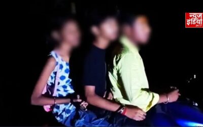 नाबालिग लड़की के साथ आधी रात को घूम रहे थे 3 युवक, पुलिस ने सड़क पर लगवाई उठक-बैठक
