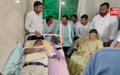 उन्नाव में मशाल यात्रा के दौरान हादसा, BJP विधायक बृजेश रावत और कार्यकर्ता घायल