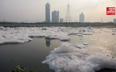 दिल्ली-NCR की हवा हुई खराब, नोएडा में AQI 270 के पार, यमुना में तैरता दिखा जहरीला झाग