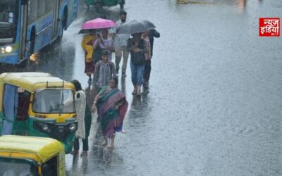 दिल्ली में बारिश ने तोड़ा 4 साल का रिकॉर्ड, अक्टूबर का सबसे ठंडा दिन; कई इलाकों में जलभराव