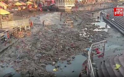 हरिद्वार में सूखी हर की पौड़ी, बिना गंगा स्नान के निराश होकर लौट रहे श्रद्धालु