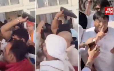 लखनऊ कांग्रेस मुख्यालय में जमकर बवाल, अजय राय और ममता चौधरी के समर्थकों में मारपीट, जूते भी चले