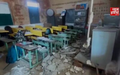 नांदेड़ में स्कूल की छत का हिस्सा गिरा, 6 छात्राएं घायल; एक की हालत नाजुक