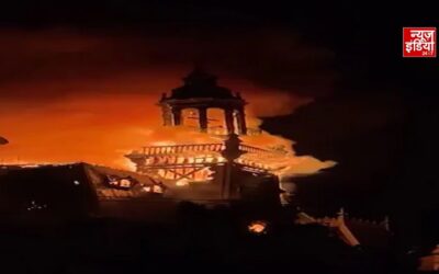 फ्रांस में महंगाई के खिलाफ हिंसक प्रदर्शन, 143 साल पुराना टाउन हॉल आग में तबाह, 400 लोग गिरफ्तार