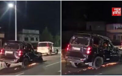 नाबालिग को कुचलकर भागी Scorpio, पुलिस ने पीछा कर पकड़ा… मौके पर भड़की भीड़ ने की तोड़फोड़