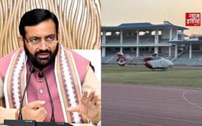 गुरुग्राम का स्टेडियम बना हरियाणा CM के हेलिकॉप्टर की पार्किंग, एथलीटों की ट्रेनिंग पर लगा ब्रेक