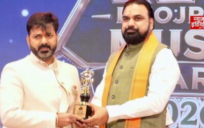 पटना में सजा भोजपुरी सितारों का मंच, सम्राट चौधरी की मौजूदगी में कलाकारों को मिला सम्मान